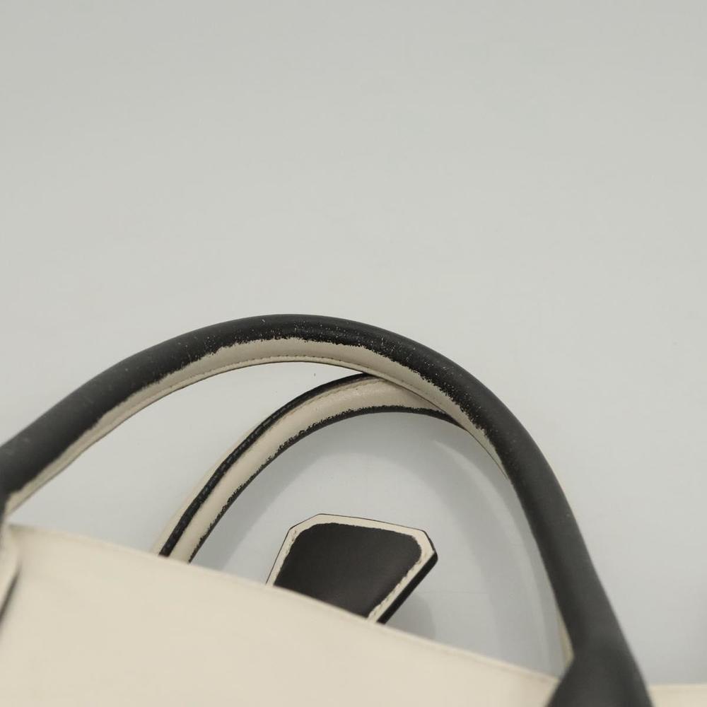 PRADA Hand Bag Leather Black White Auth 122125 - Picture 8 of 16